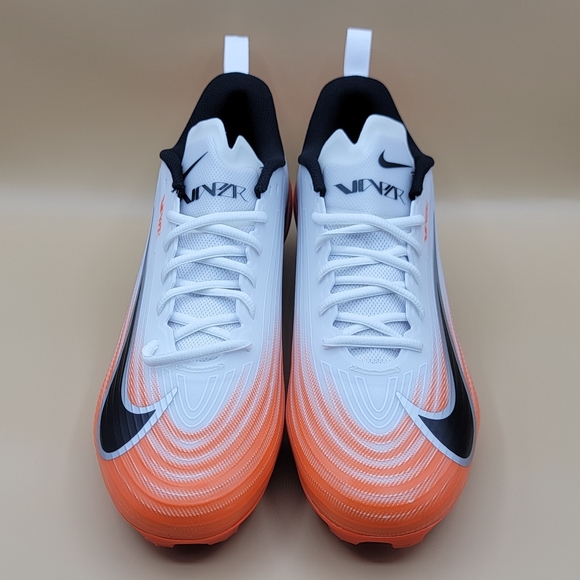Nike Vapor Speed 3 TB Men\'s Football Cleats Size 13.5 White Orange HM8849-104 main image 9